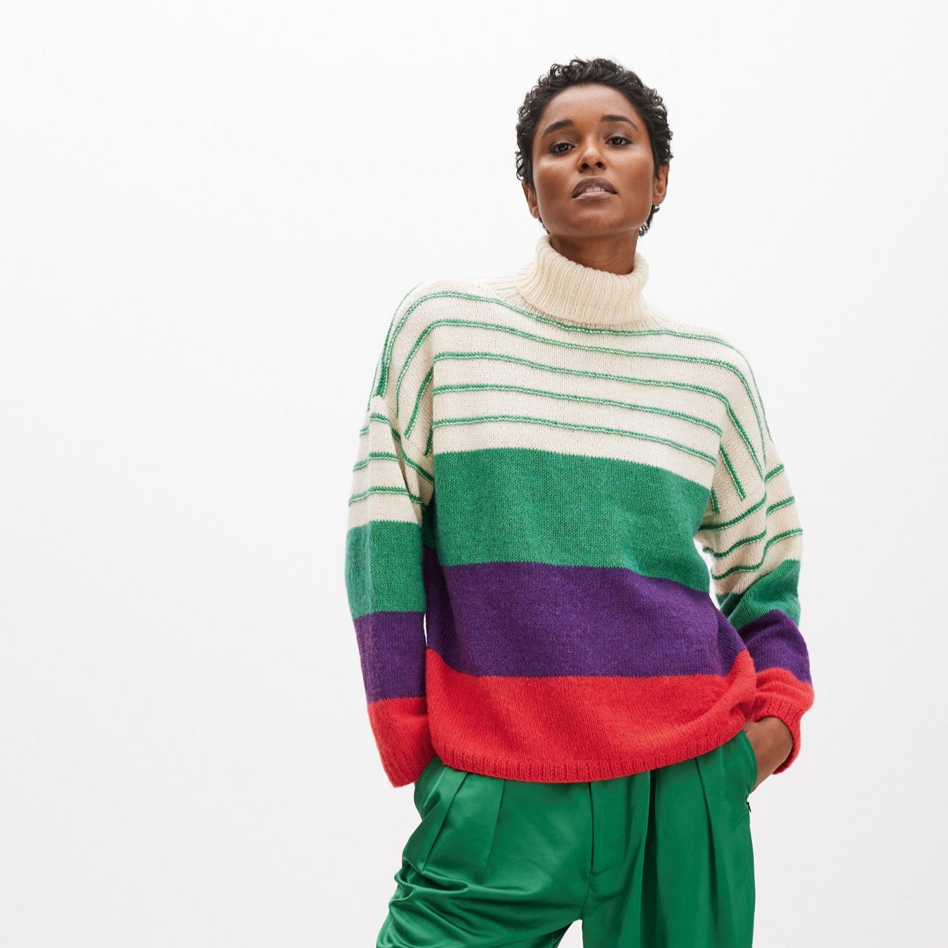 Ecopuno - fir universal de bumbac cu merinos și alpaca