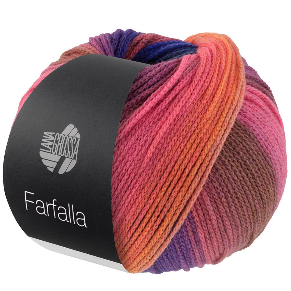 Farfalla - fir multicolor de merinos extrafin