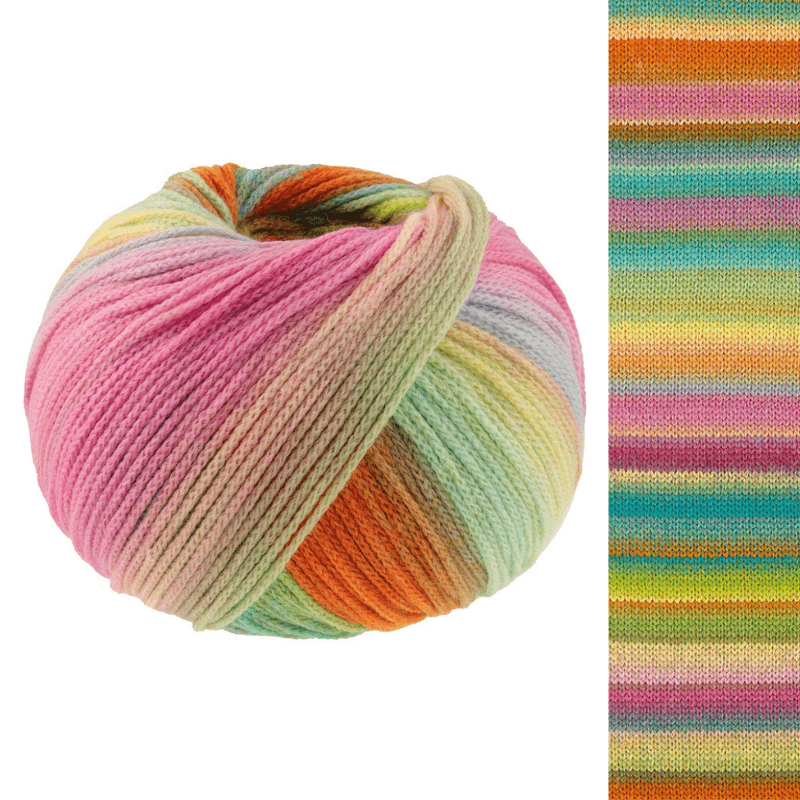 Farfalla - fir multicolor de merinos extrafin