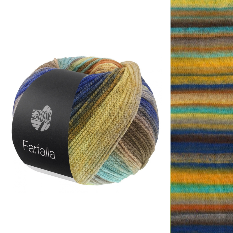 Farfalla - fir multicolor de merinos extrafin
