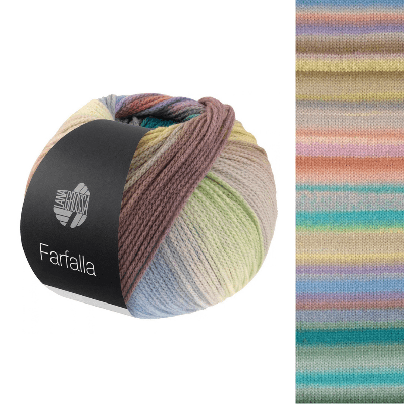 Farfalla - fir multicolor de merinos extrafin