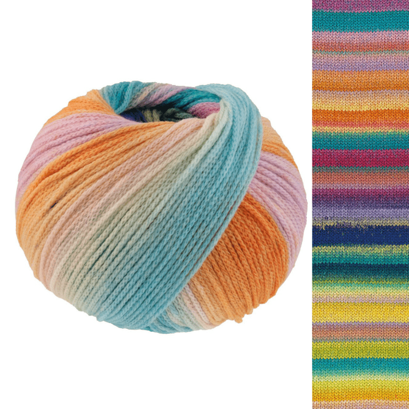 Farfalla - fir multicolor de merinos extrafin