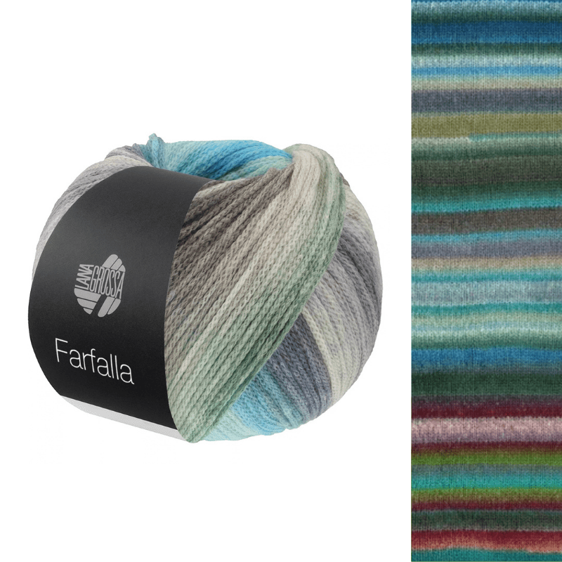 Farfalla - fir multicolor de merinos extrafin