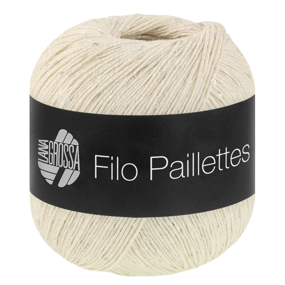 Filo Paillettes - fir de bumbac cu micro-paiete