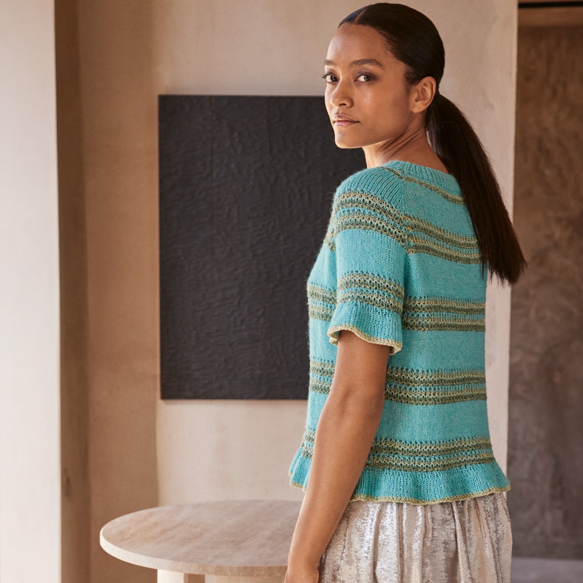 Filo Paillettes - fir de bumbac cu micro-paiete