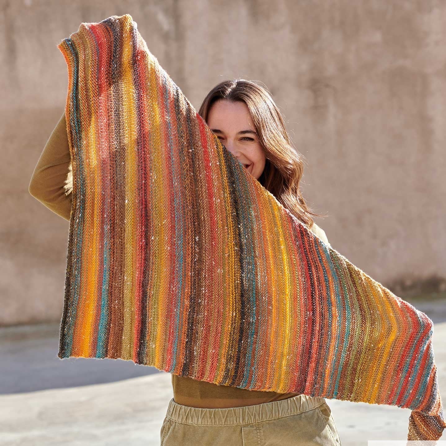 Hiro - fir variegat de merinos cu mătase naturală