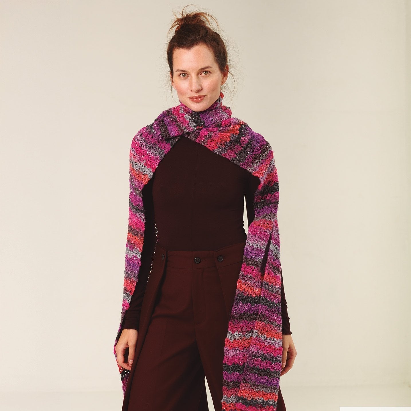 Hiro - fir variegat de merinos cu mătase naturală