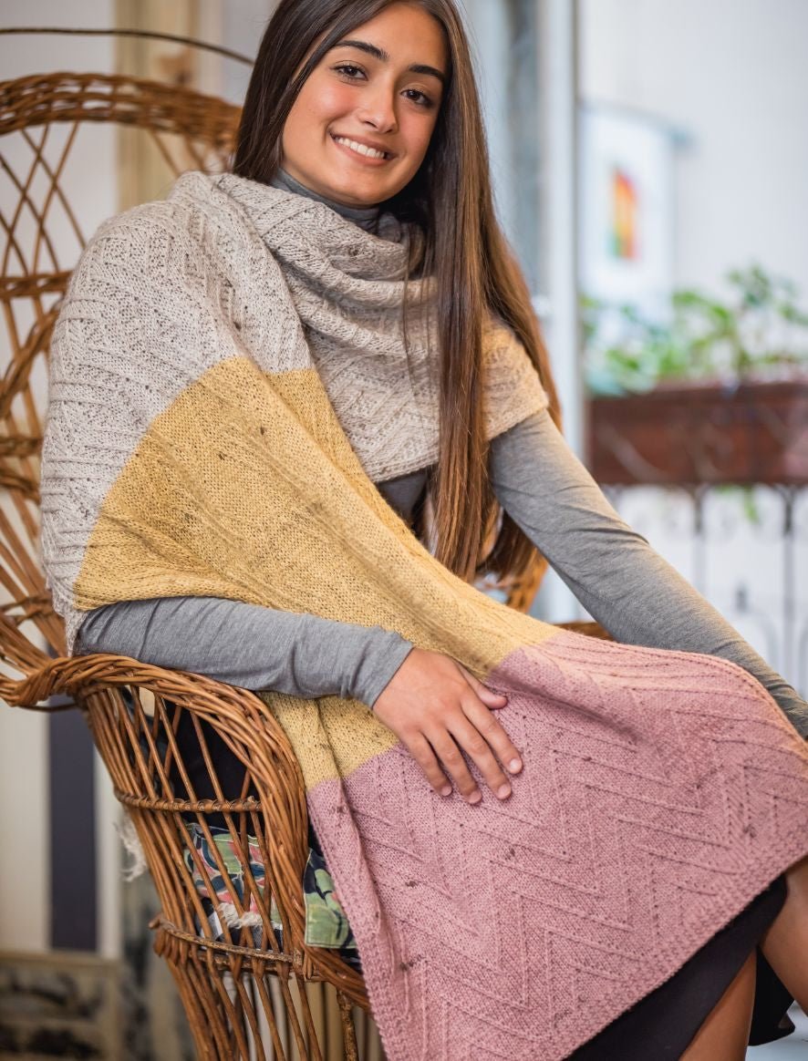 Șal tricotat Iaque