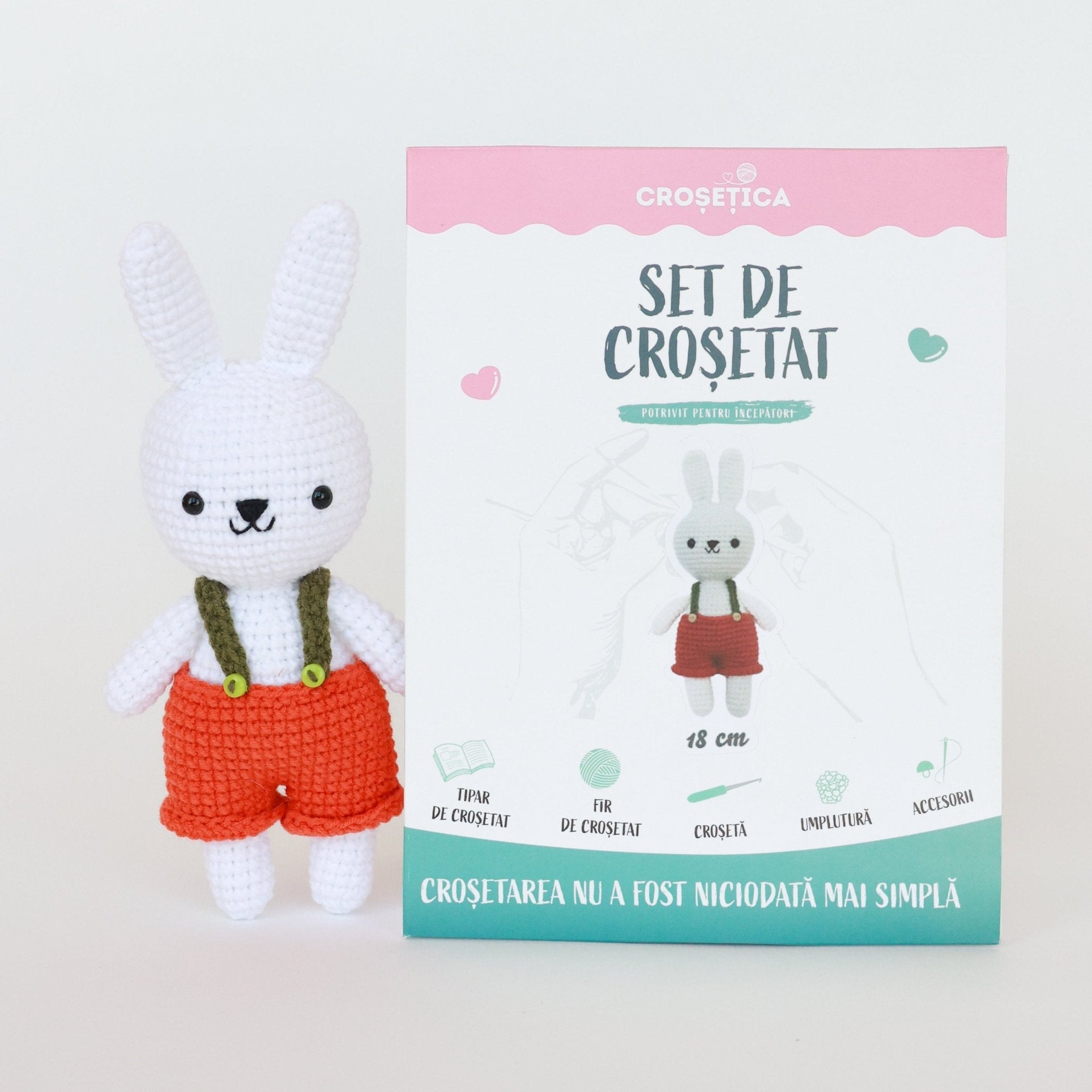 IEPURAȘ - kit de croșetat jucărie
