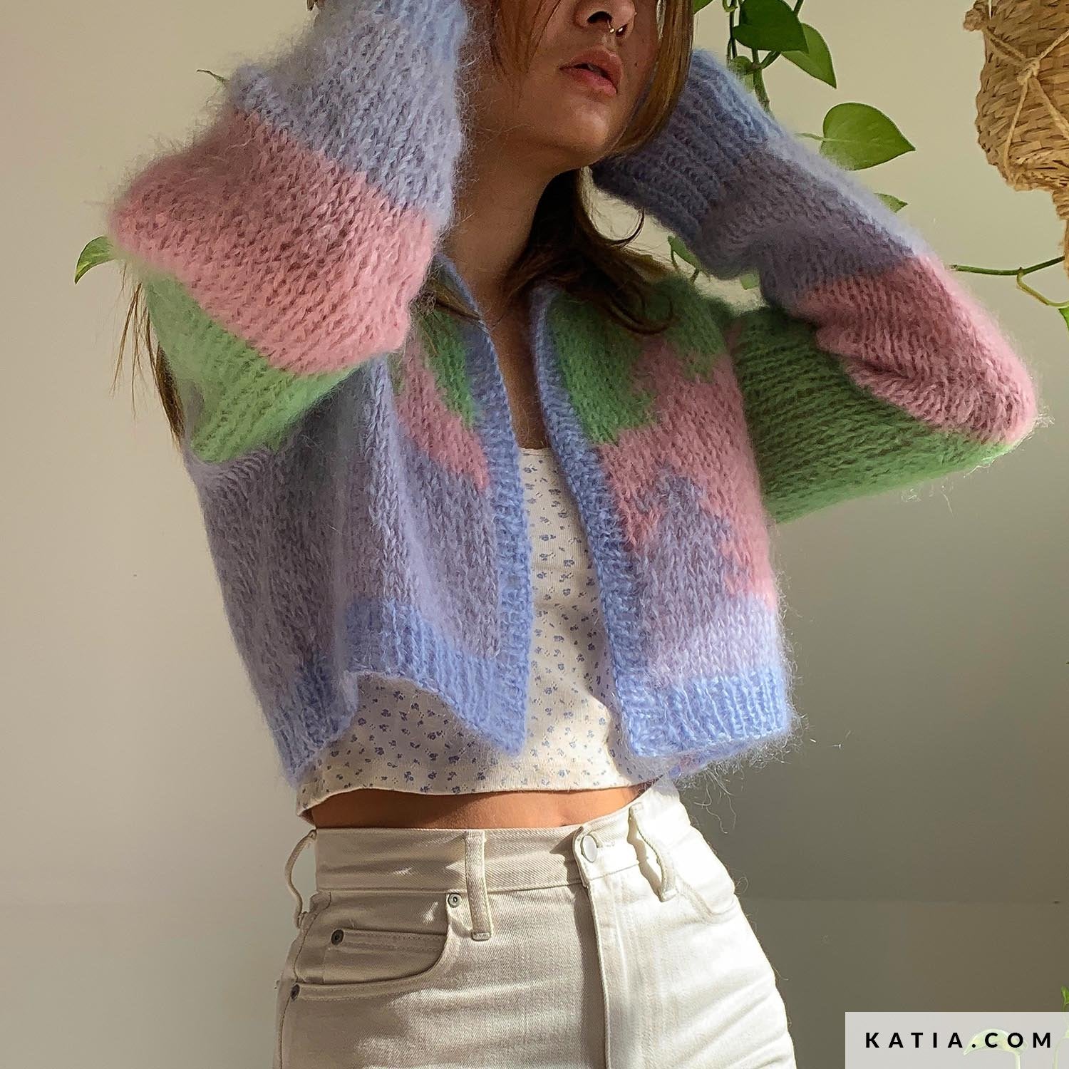 Ingenua - fir pufos de mohair superkid și merinos