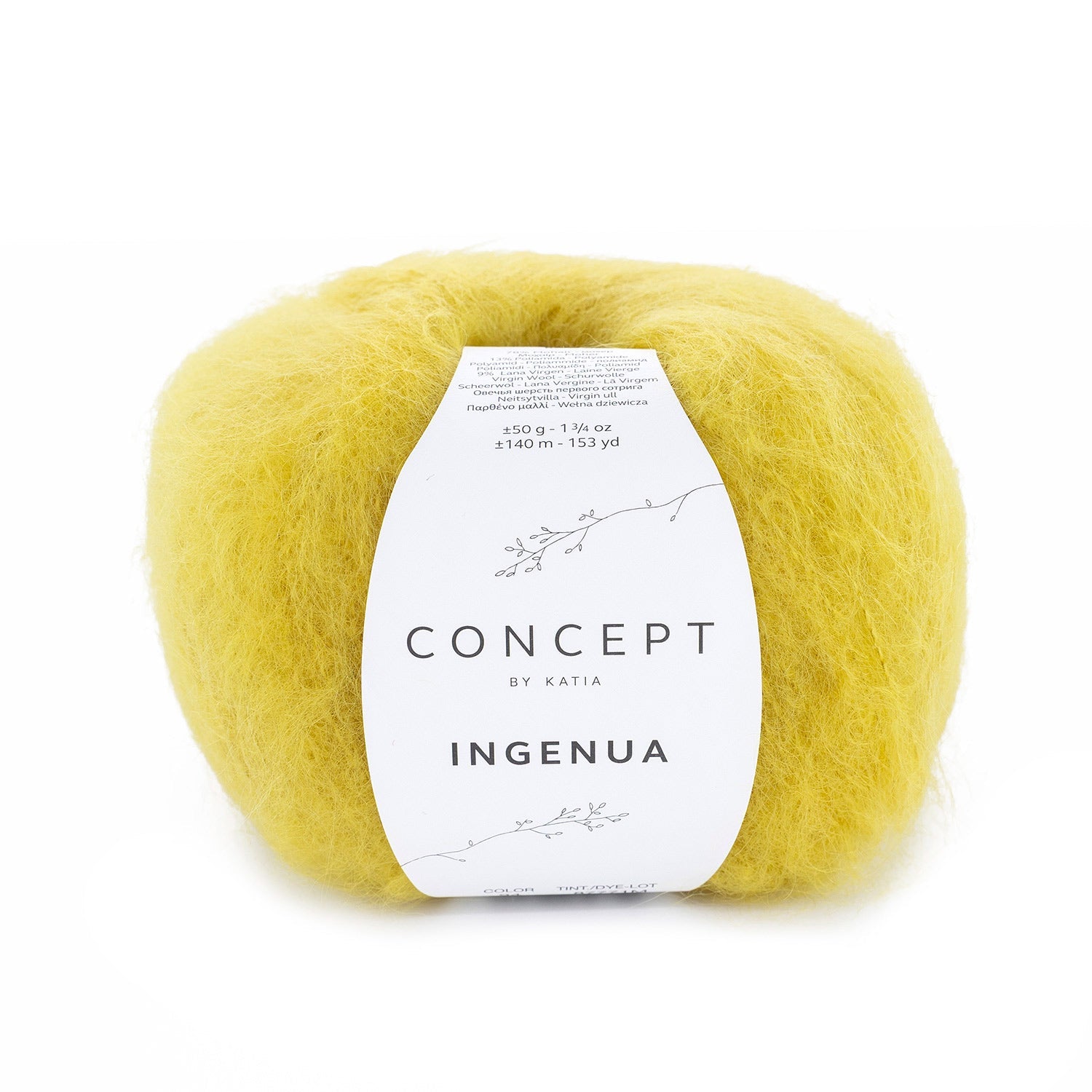 Ingenua - fir pufos de mohair superkid și merinos