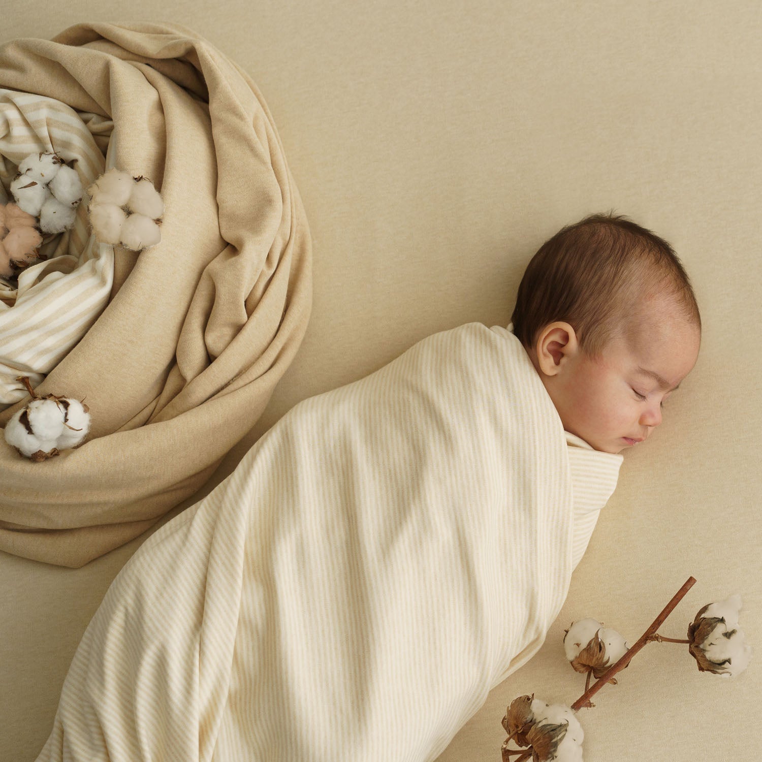 Jerse de bumbac organic pur - model cu dungi inguste