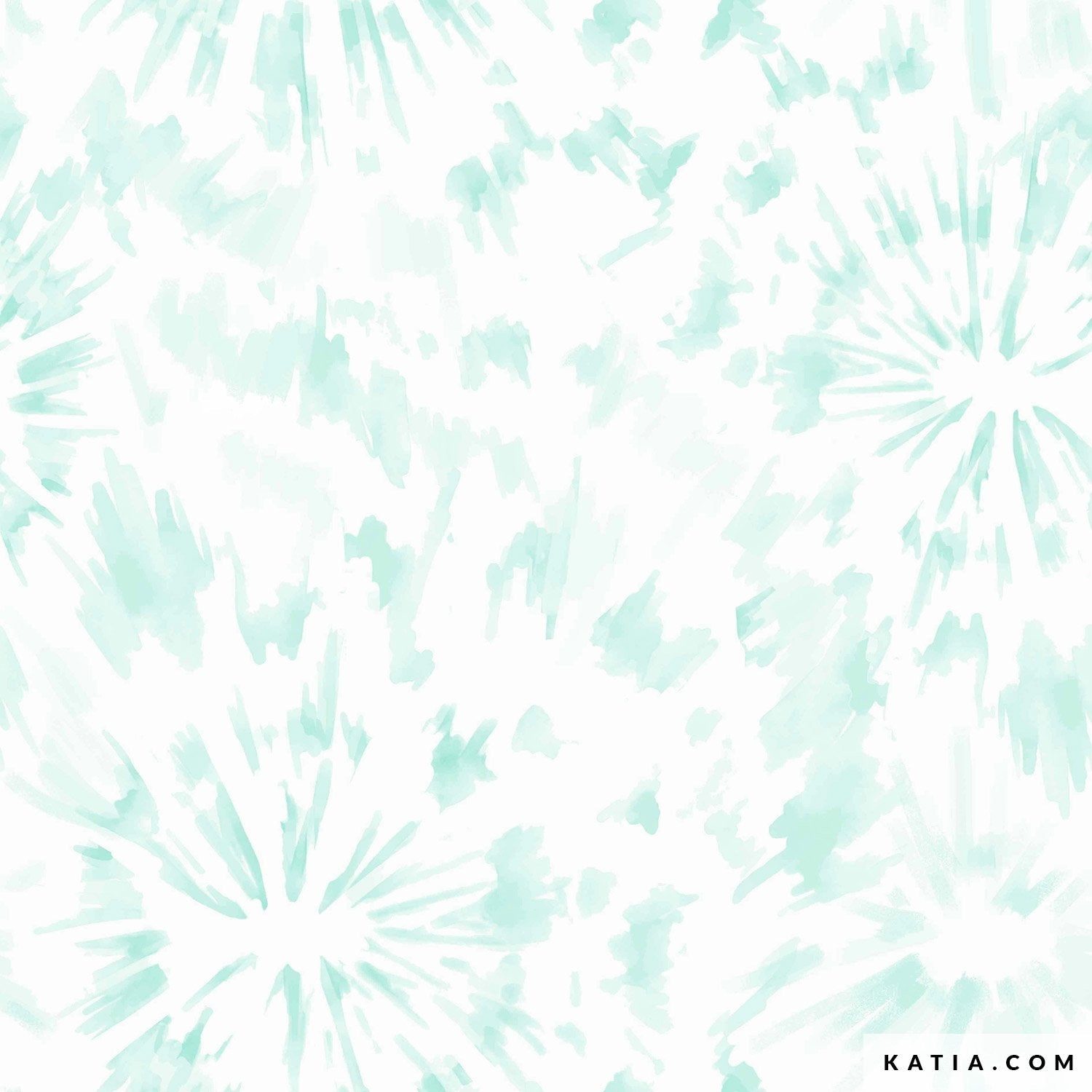 Jerse de bumbac model Tie-Dye Aqua