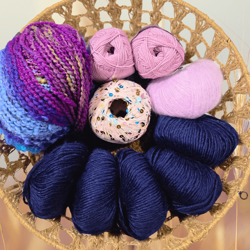 Kit de tricotat vestă COSMOS