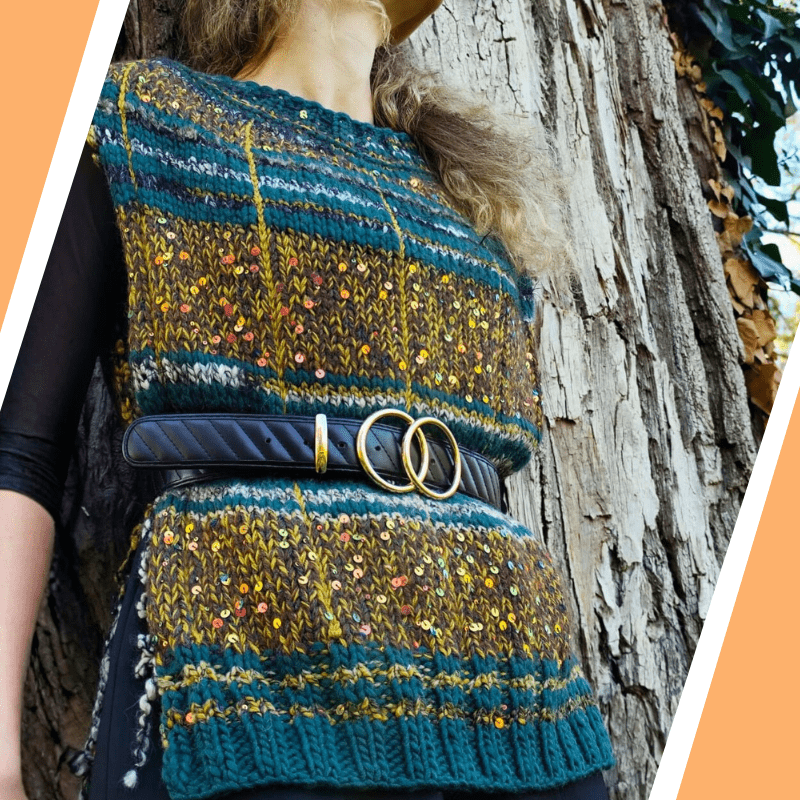 Kit de tricotat vestă COSMOS