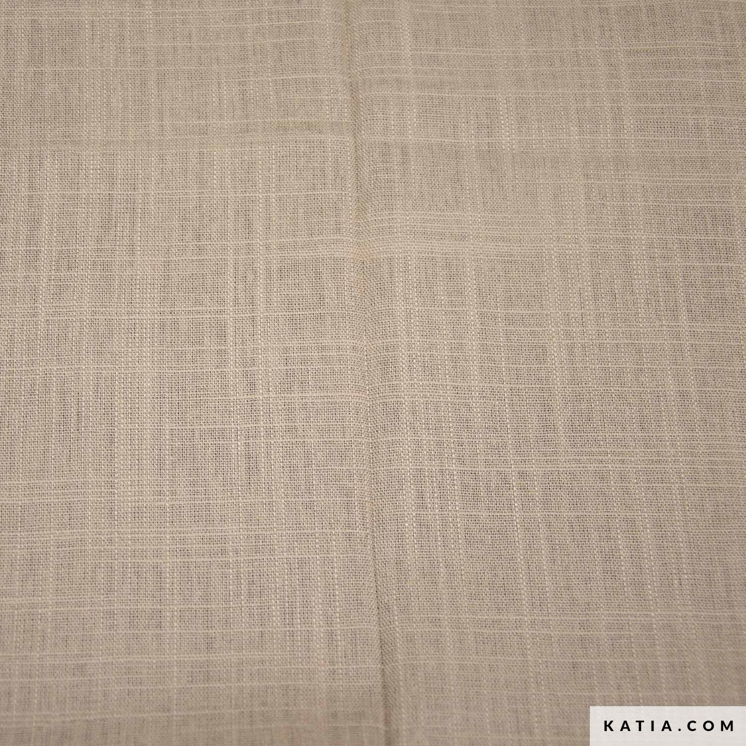 Linen-Viscose - maro deschis