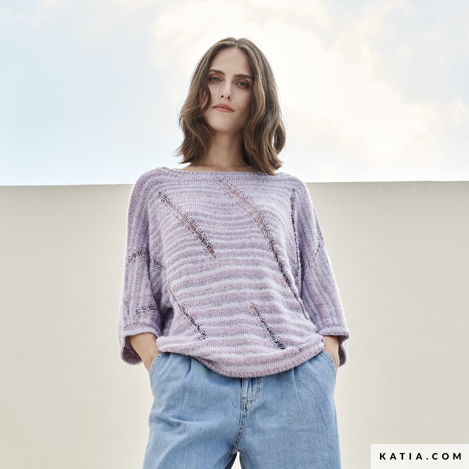 Bluză cu detalii decupate Lua 104