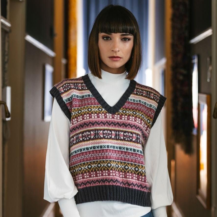 Vestă multicoloră Meia