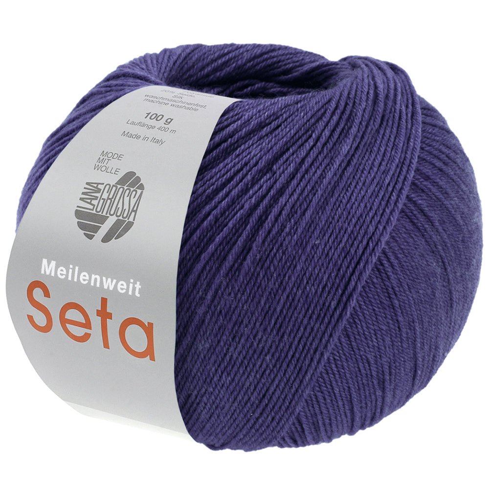 Meilenweit 100 Seta - fir subțire de merinos cu mătase naturală și poliamidă