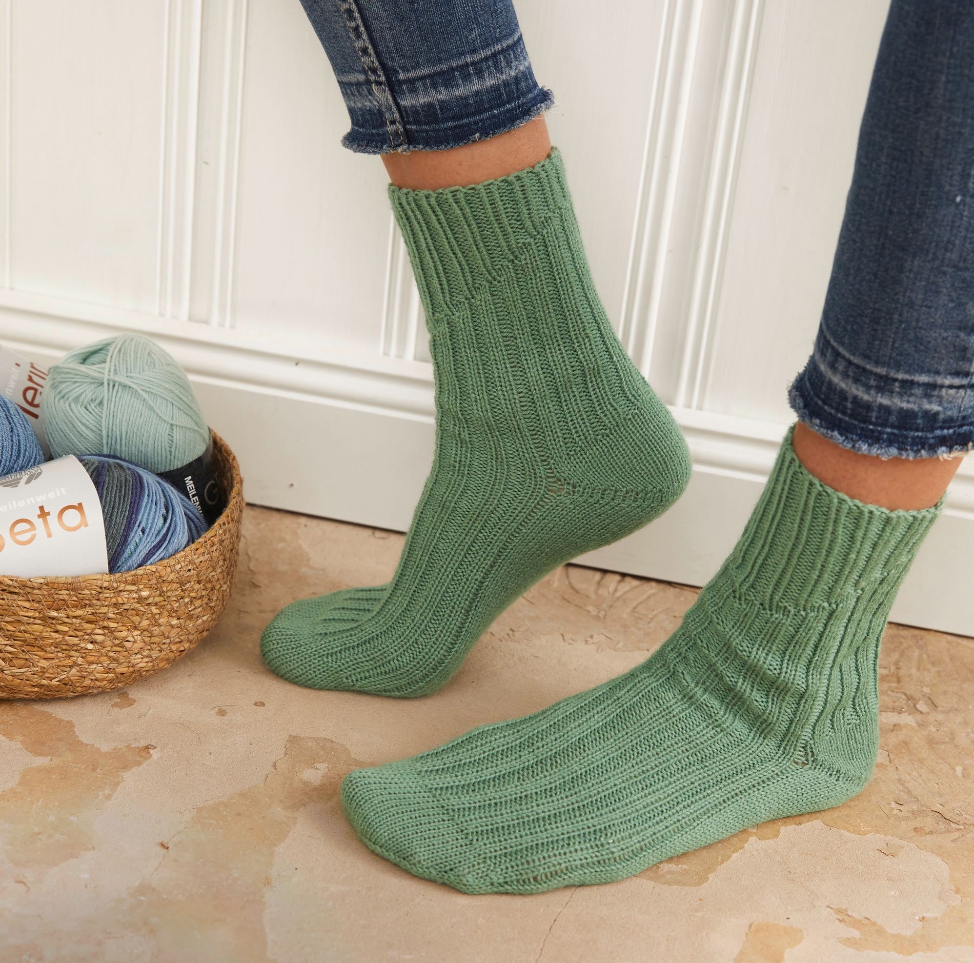 Meilenweit 100 Seta - fir subțire de merinos cu mătase naturală și poliamidă