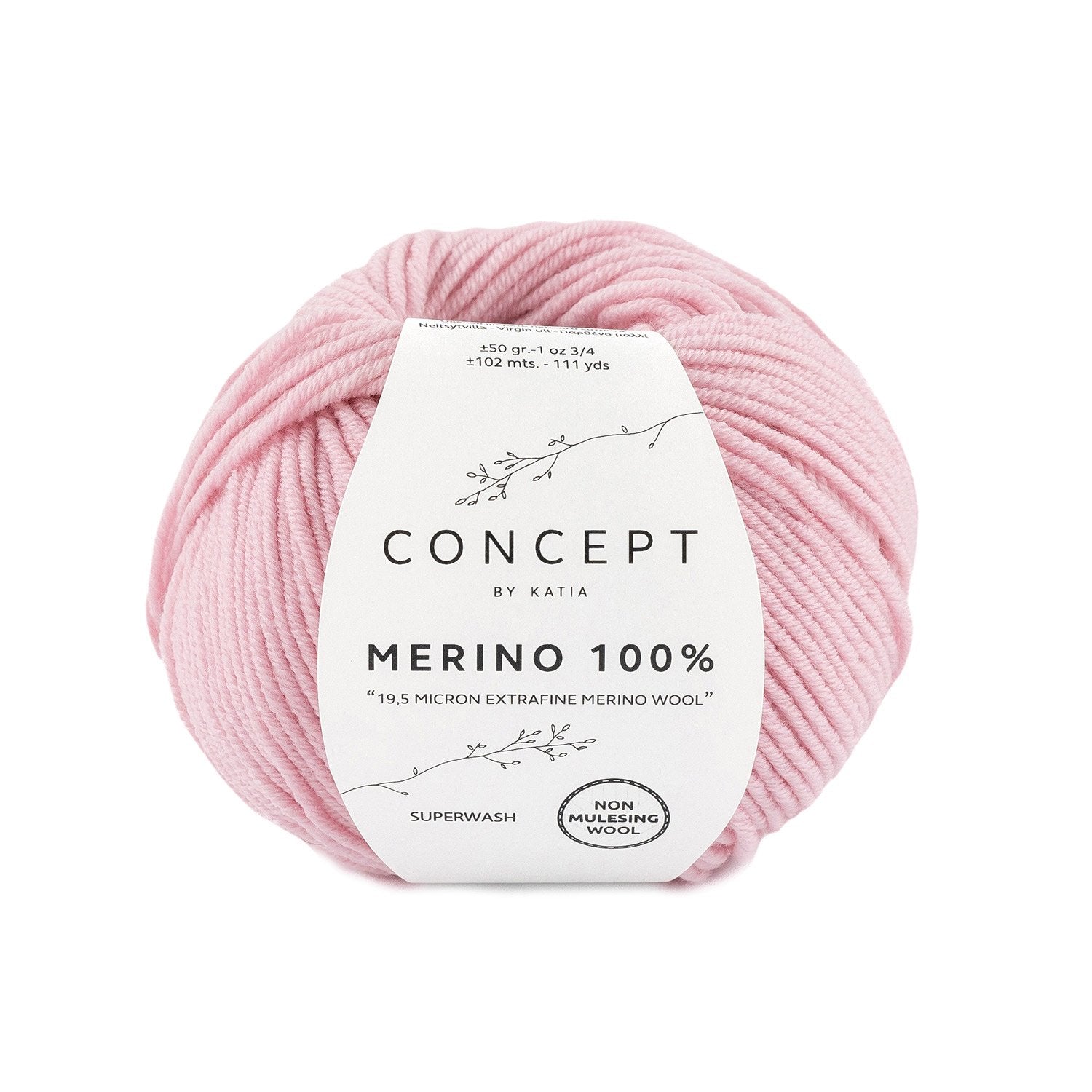 Merino 100% - fir de merinos extrafin superlavabil