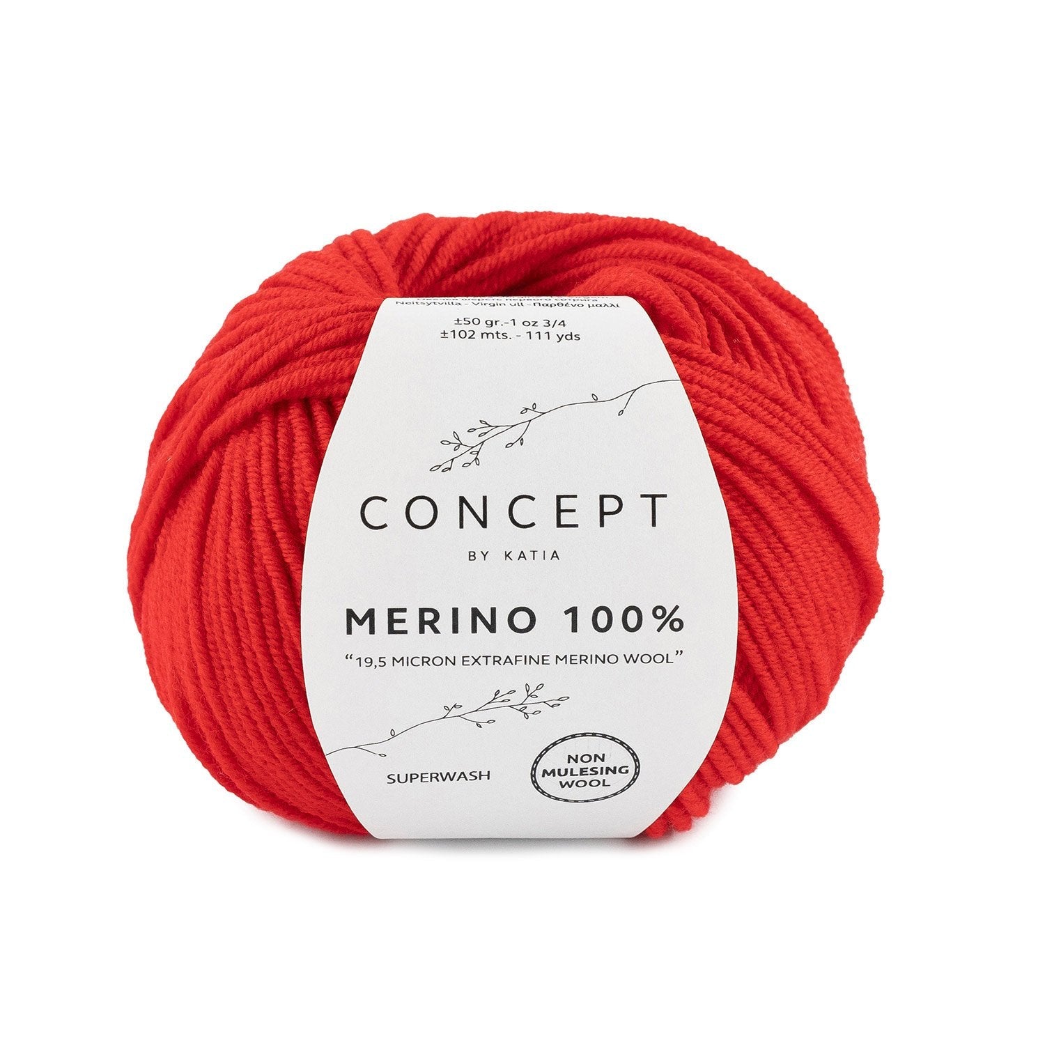 Merino 100% - fir de merinos extrafin superlavabil