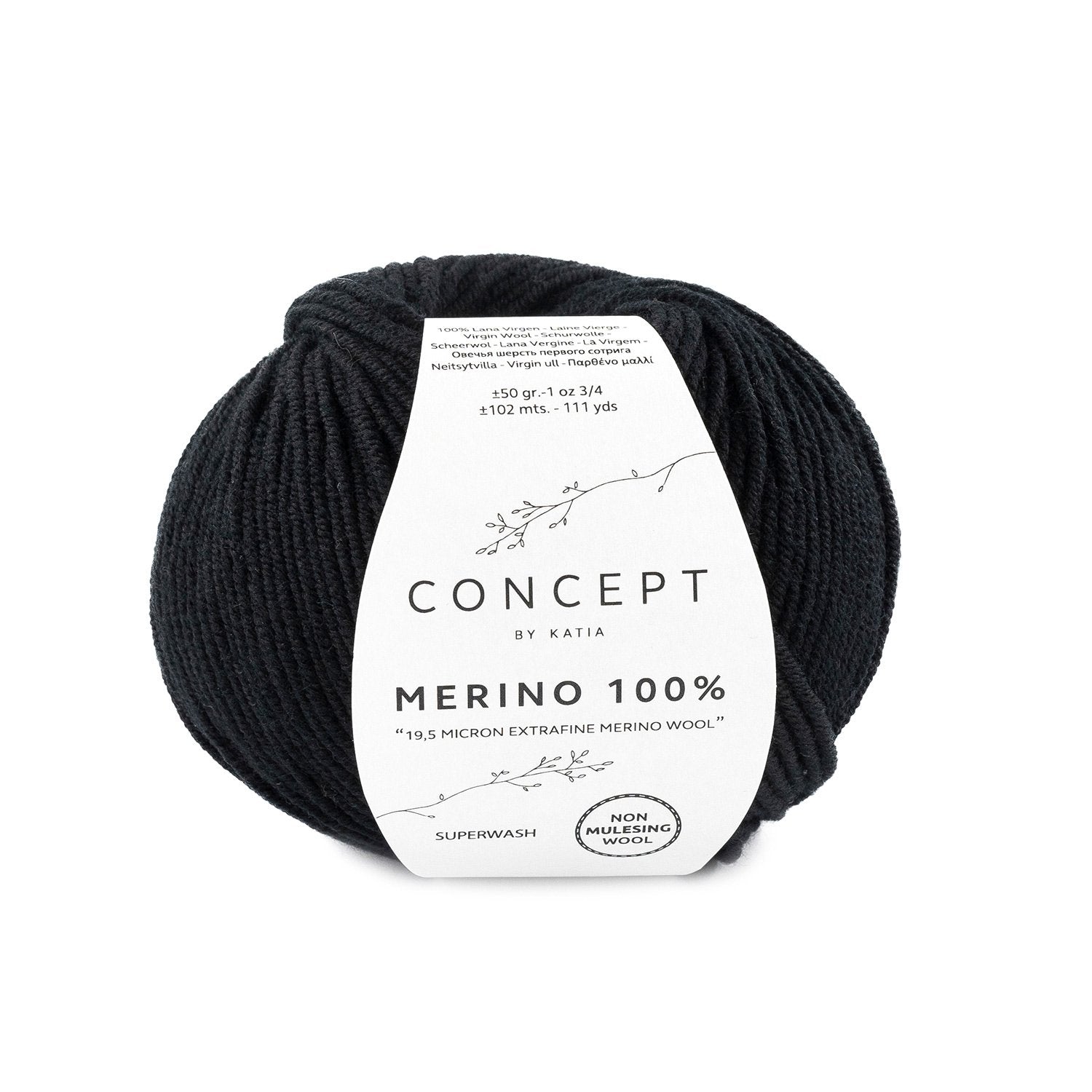 Merino 100% - fir de merinos extrafin superlavabil