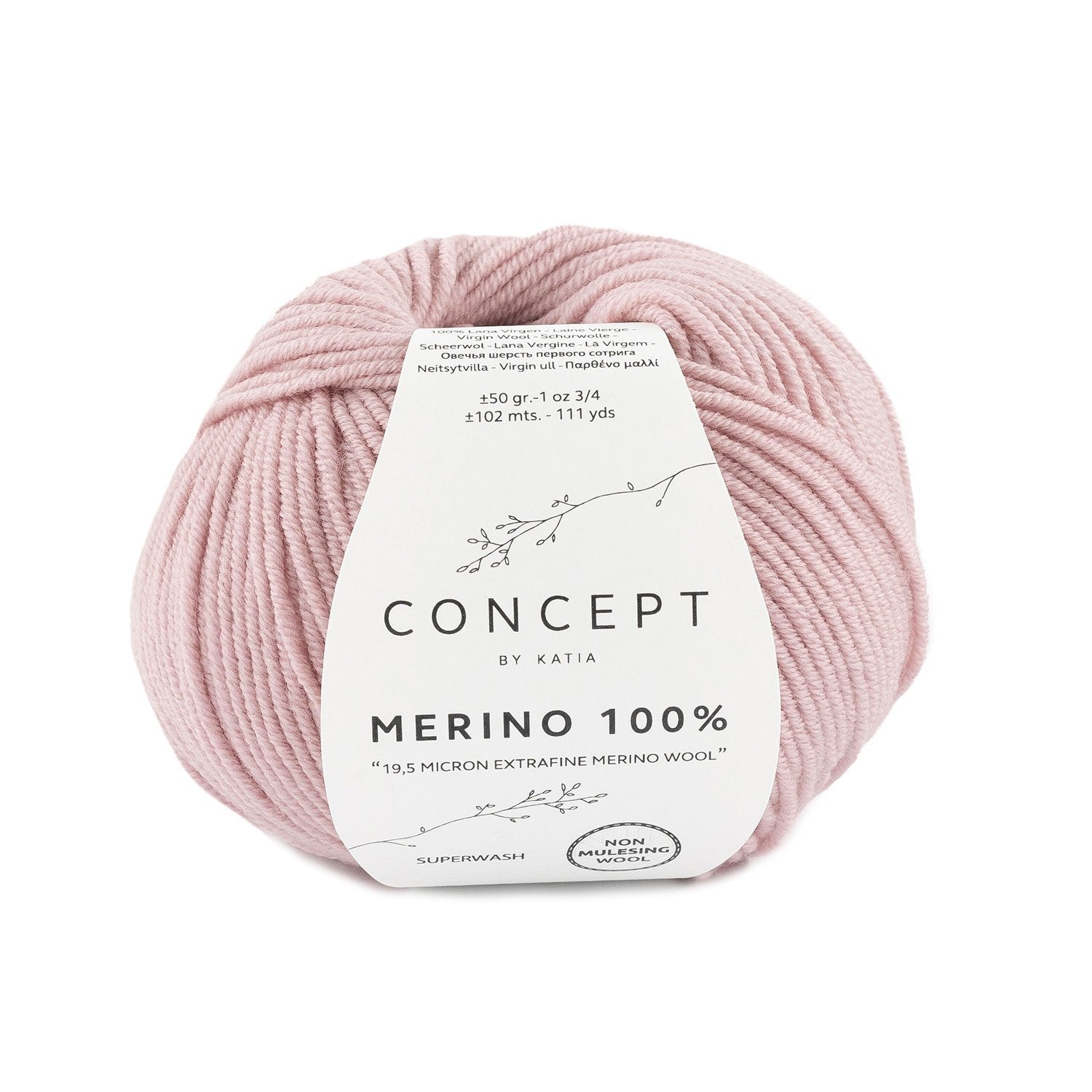Merino 100% - fir de merinos extrafin superlavabil
