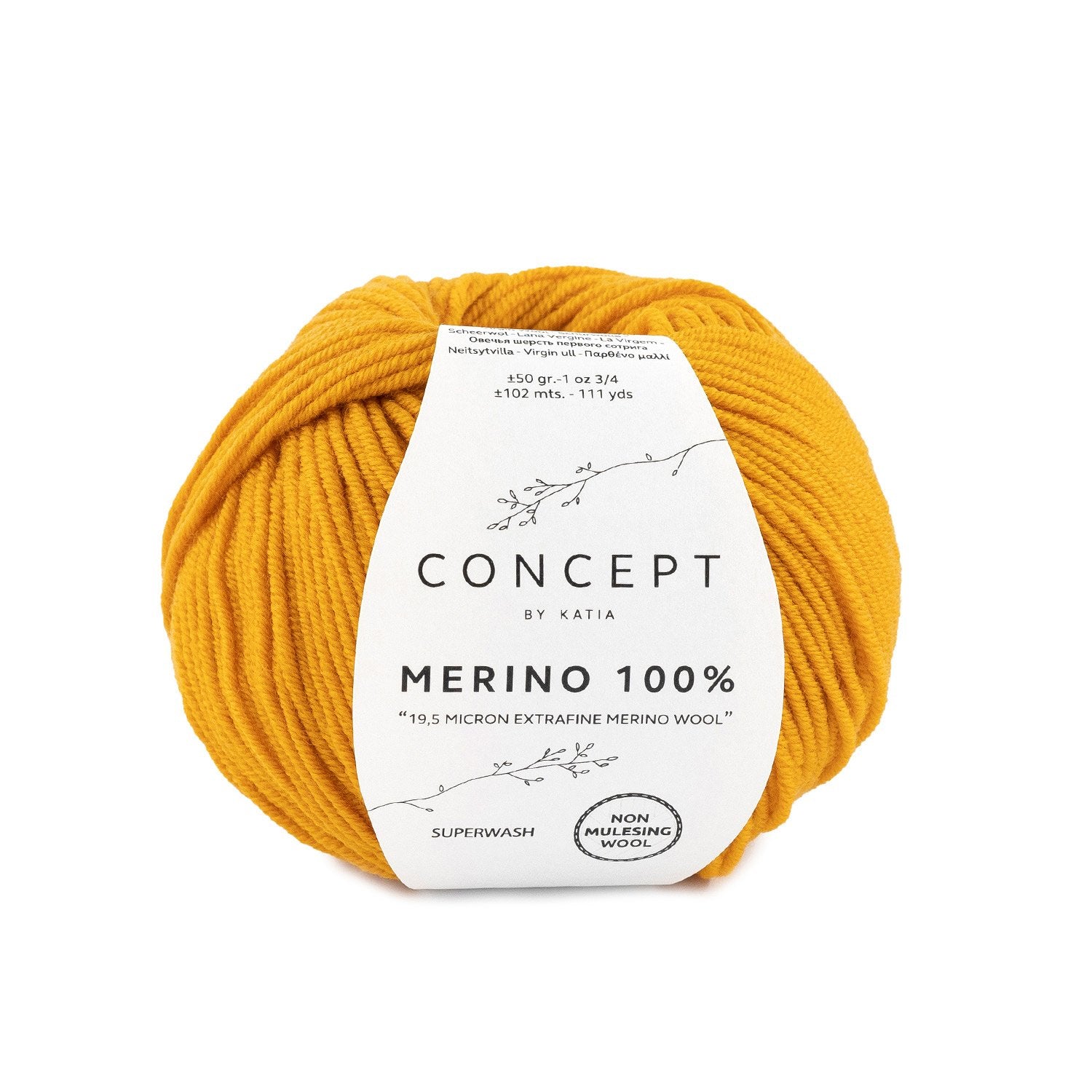 Merino 100% - fir de merinos extrafin superlavabil