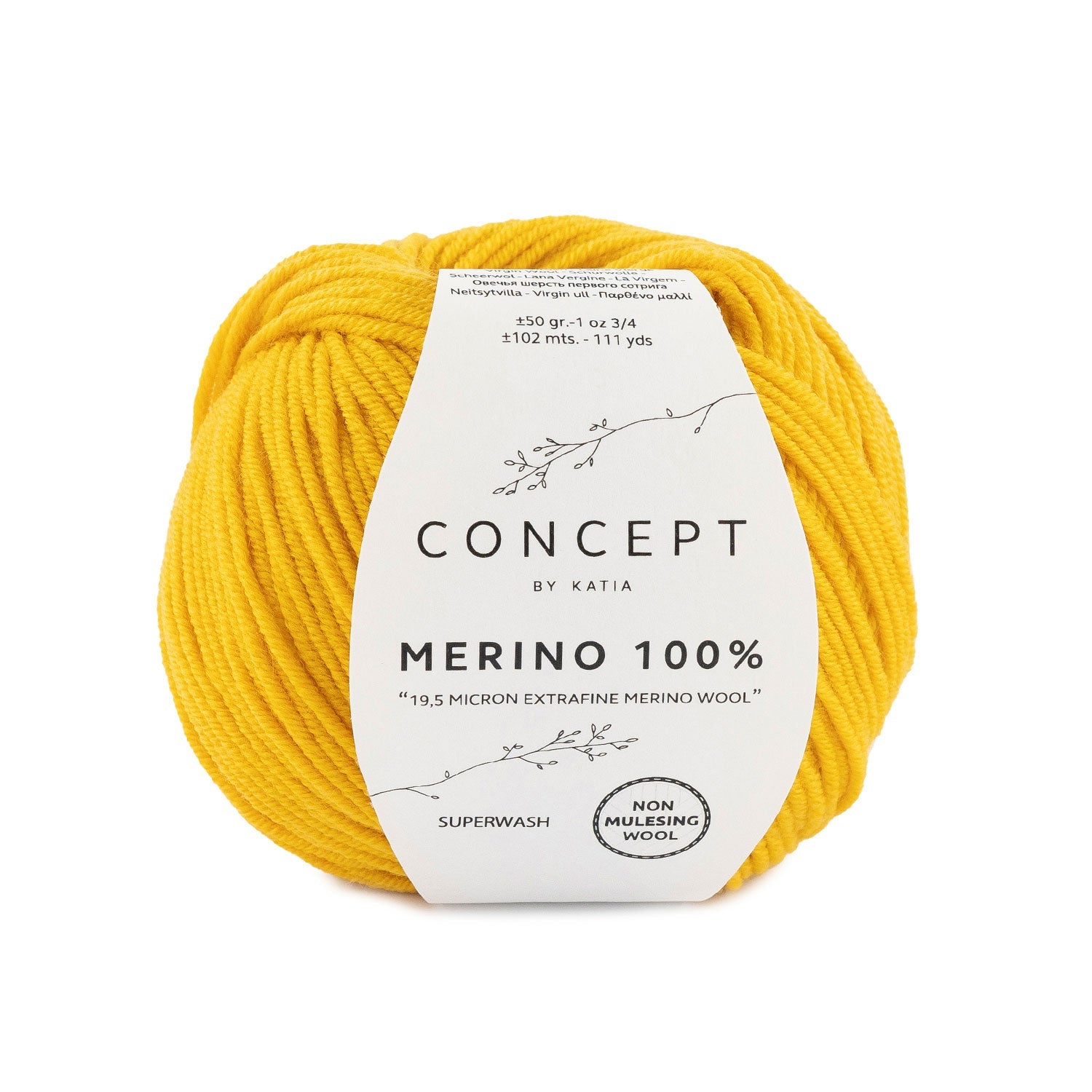 Merino 100% - fir de merinos extrafin superlavabil