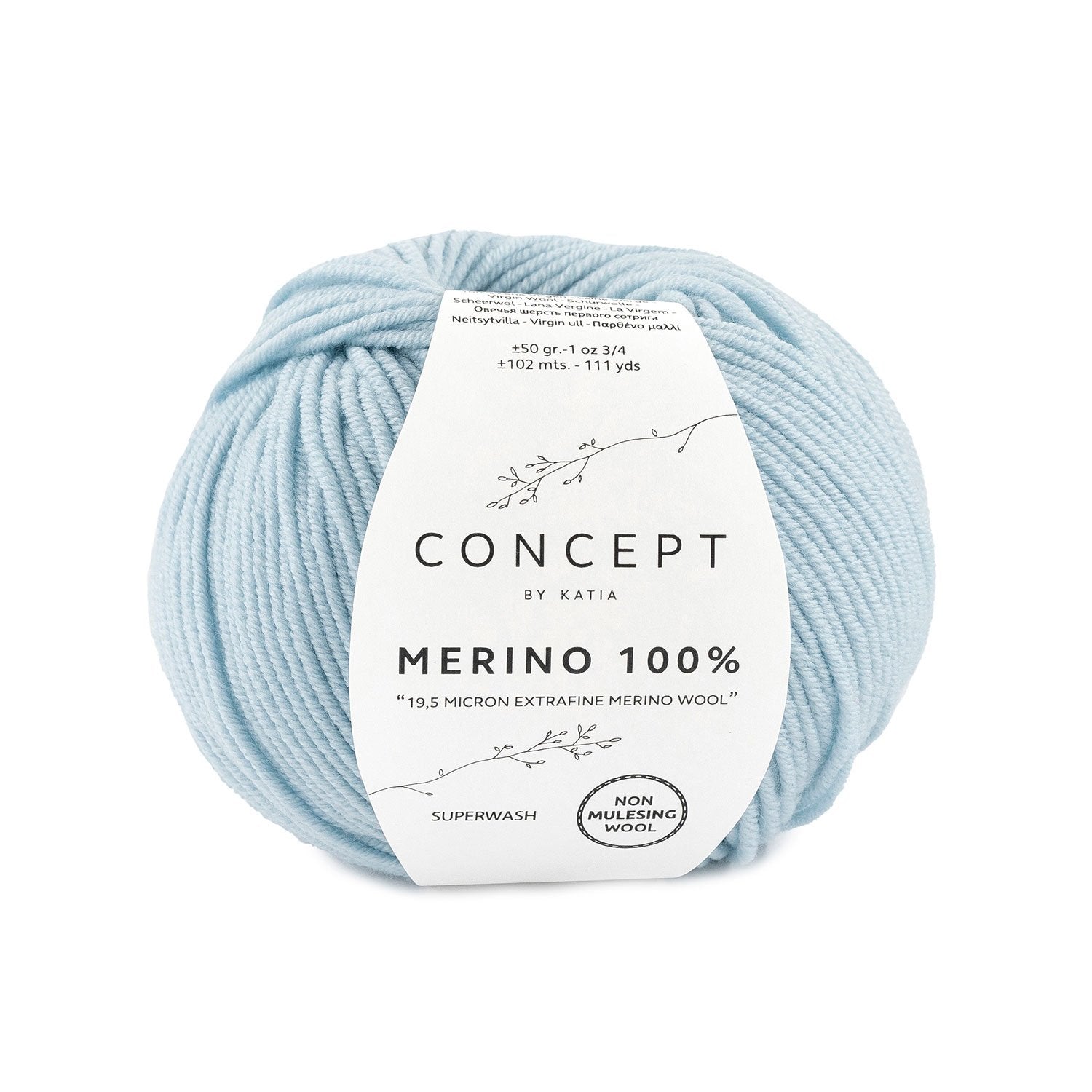 Merino 100% - fir de merinos extrafin superlavabil