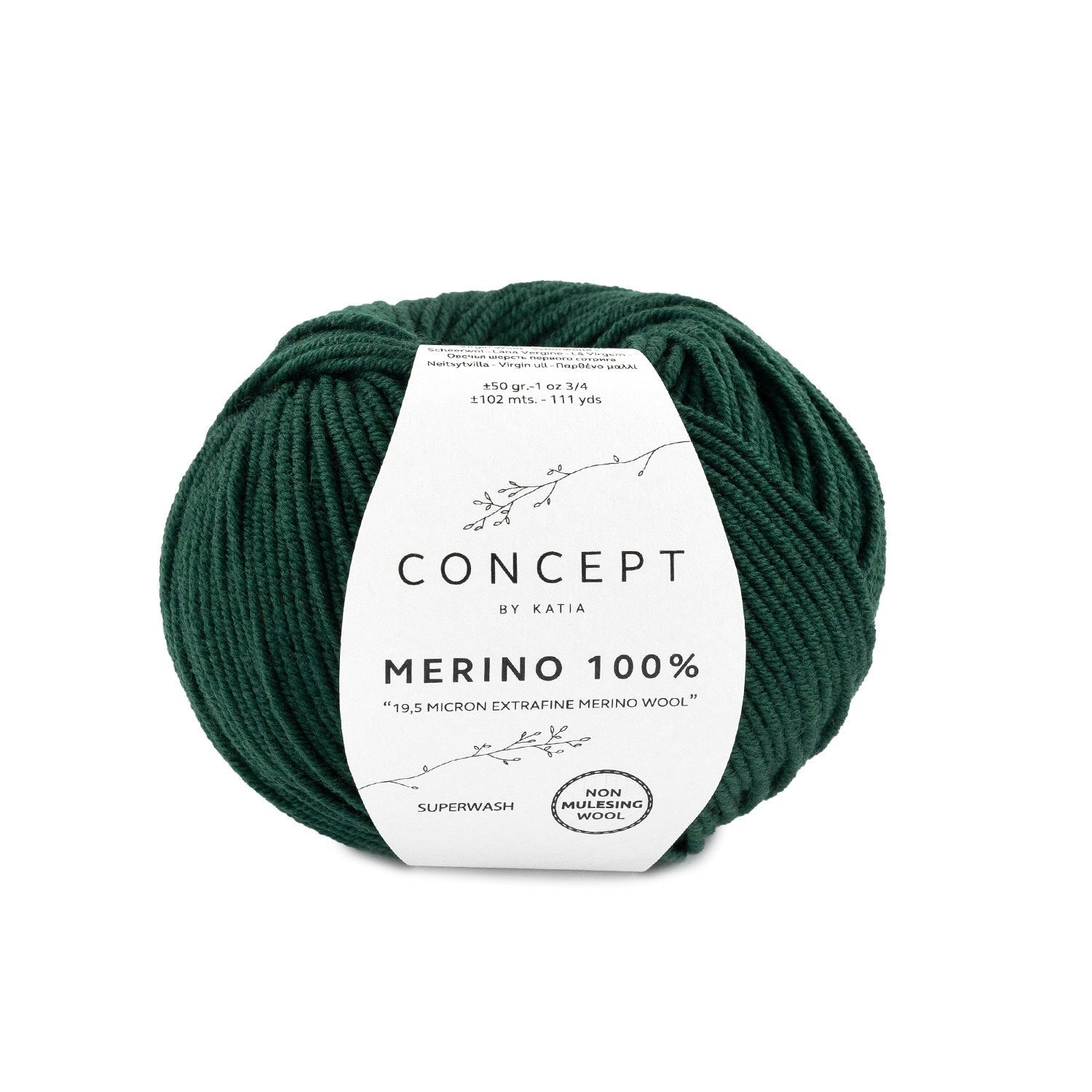 Merino 100% - fir de merinos extrafin superlavabil