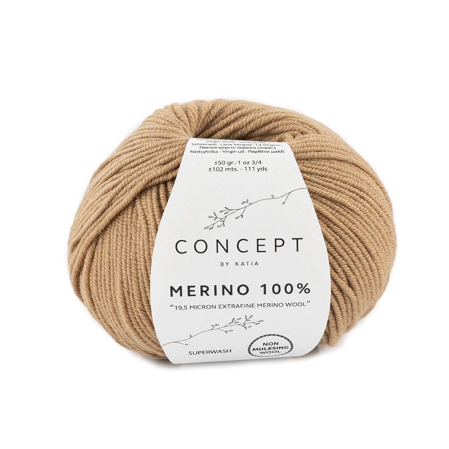 Merino 100% - fir de merinos extrafin superlavabil
