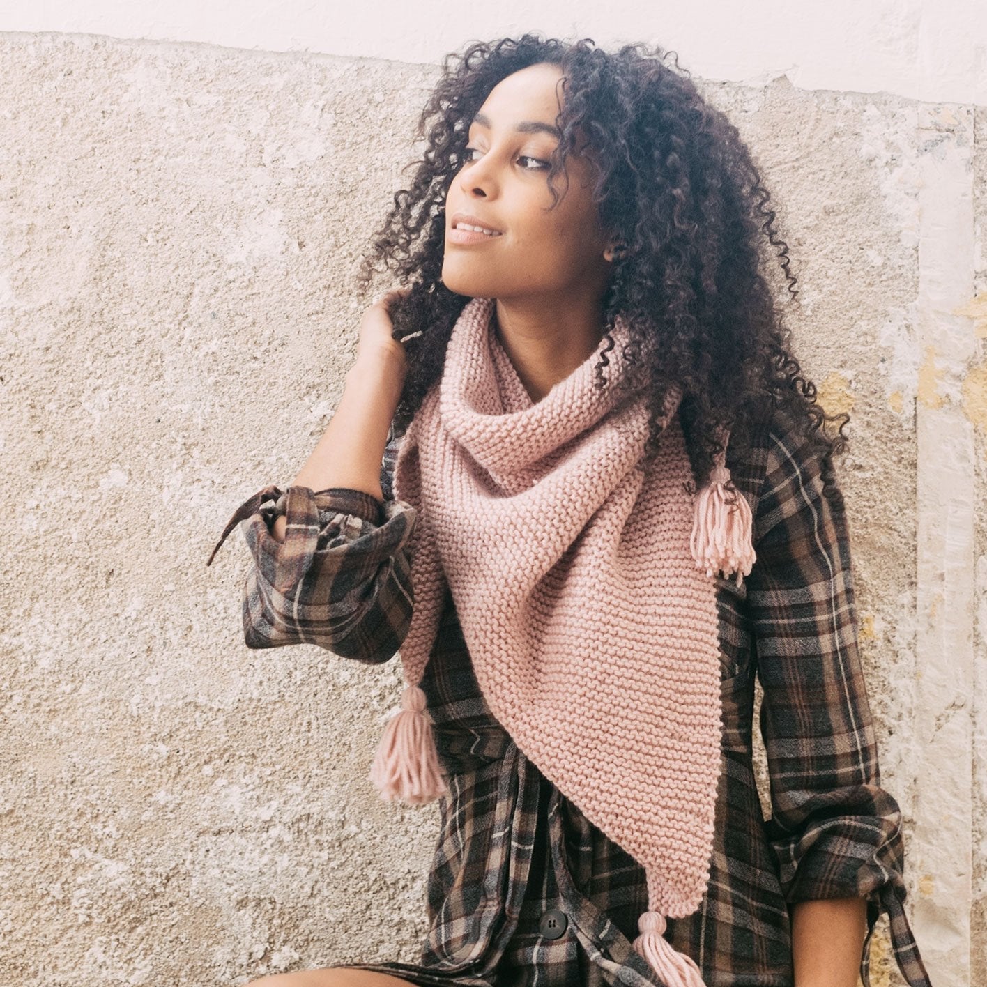 Eșarfă Merino Aran