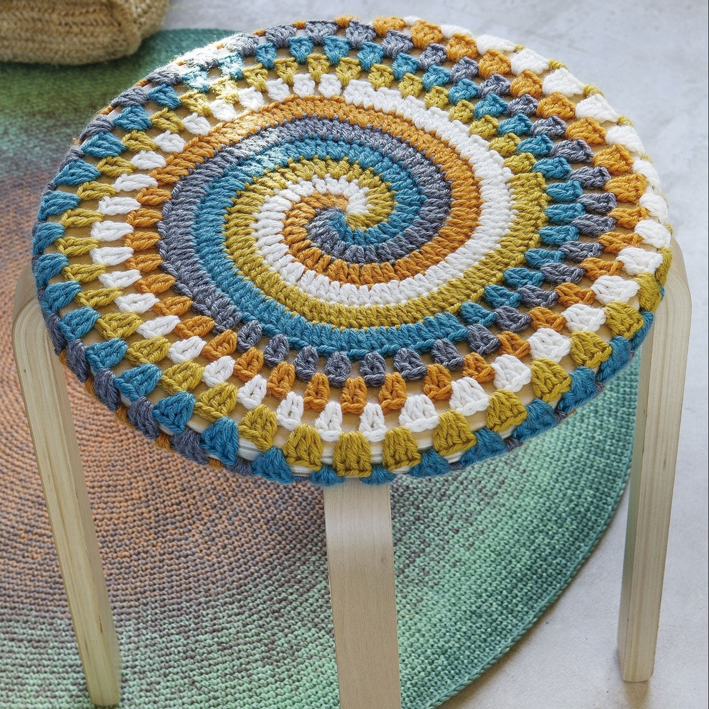 Decor taburet Merino Aran