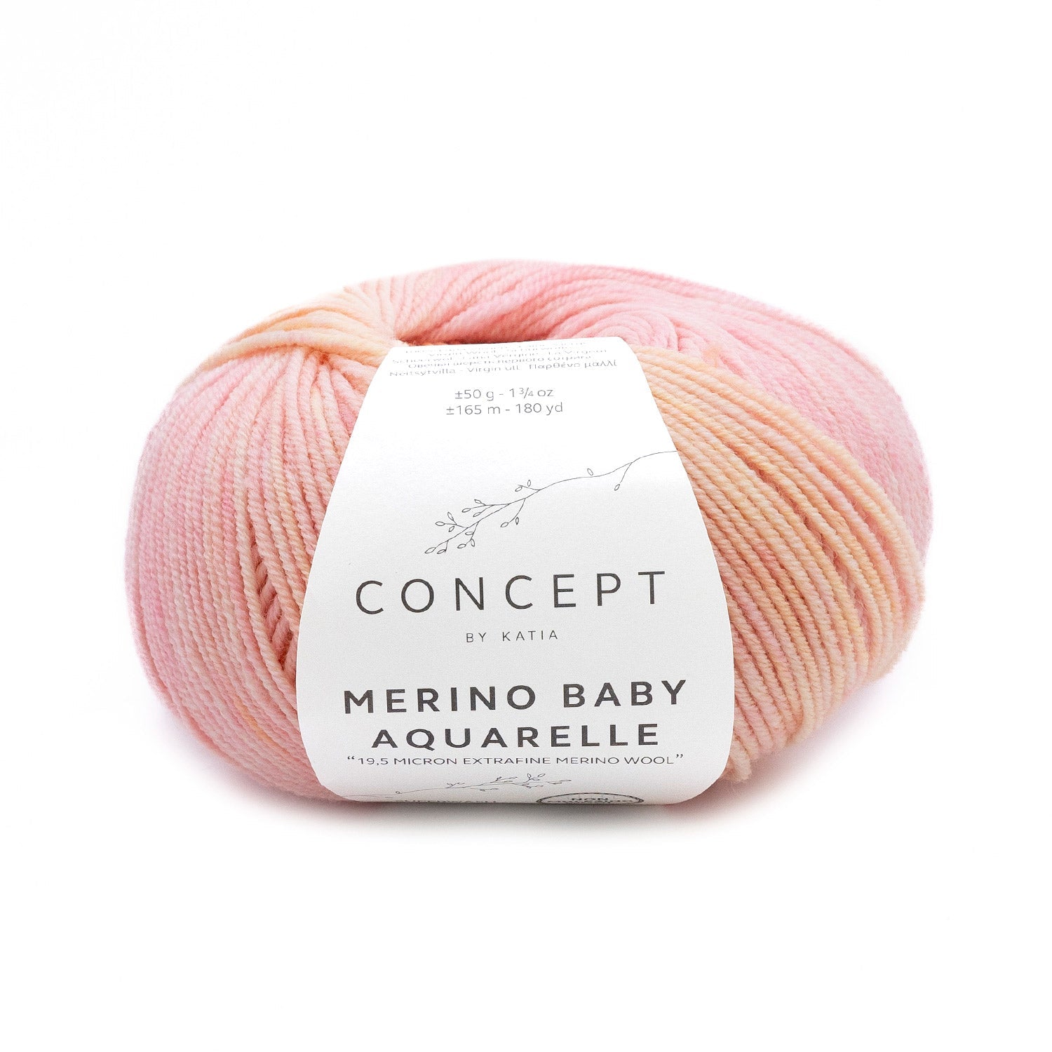 Merino Baby Aquarelle - fir subțire variegat de merinos extrafin