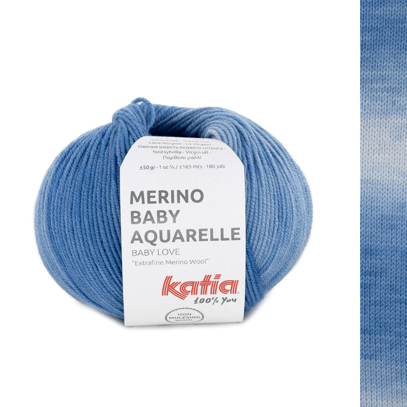 Merino Baby Aquarelle - fir subțire variegat de merinos extrafin