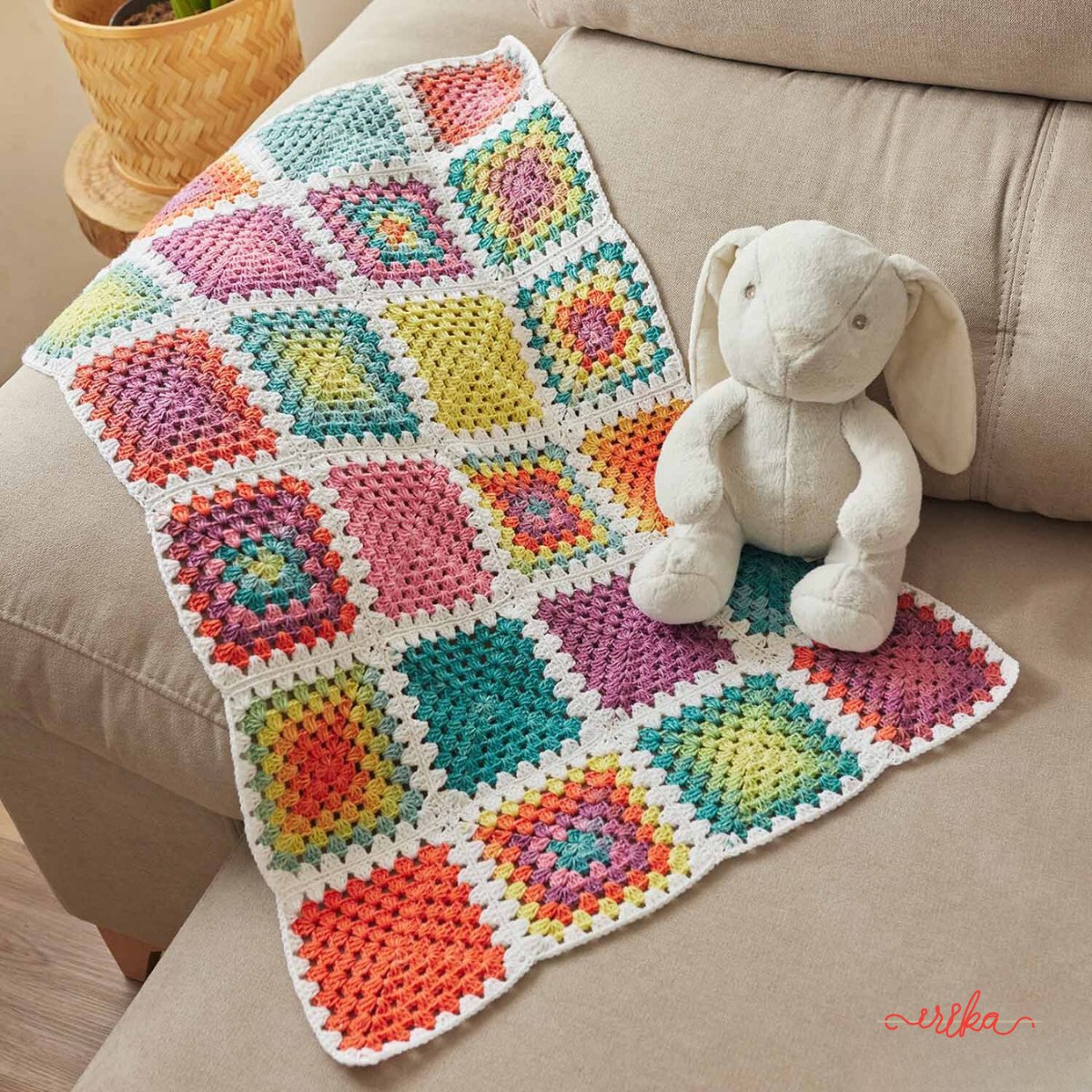 Merino Baby Granny - fir de merinos extrafin vopsit secționat