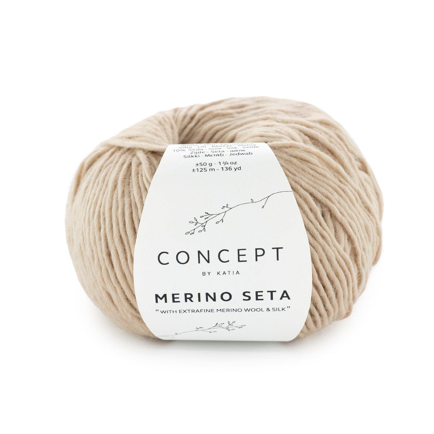 Merino Seta - fir de merinos cu mătase naturală