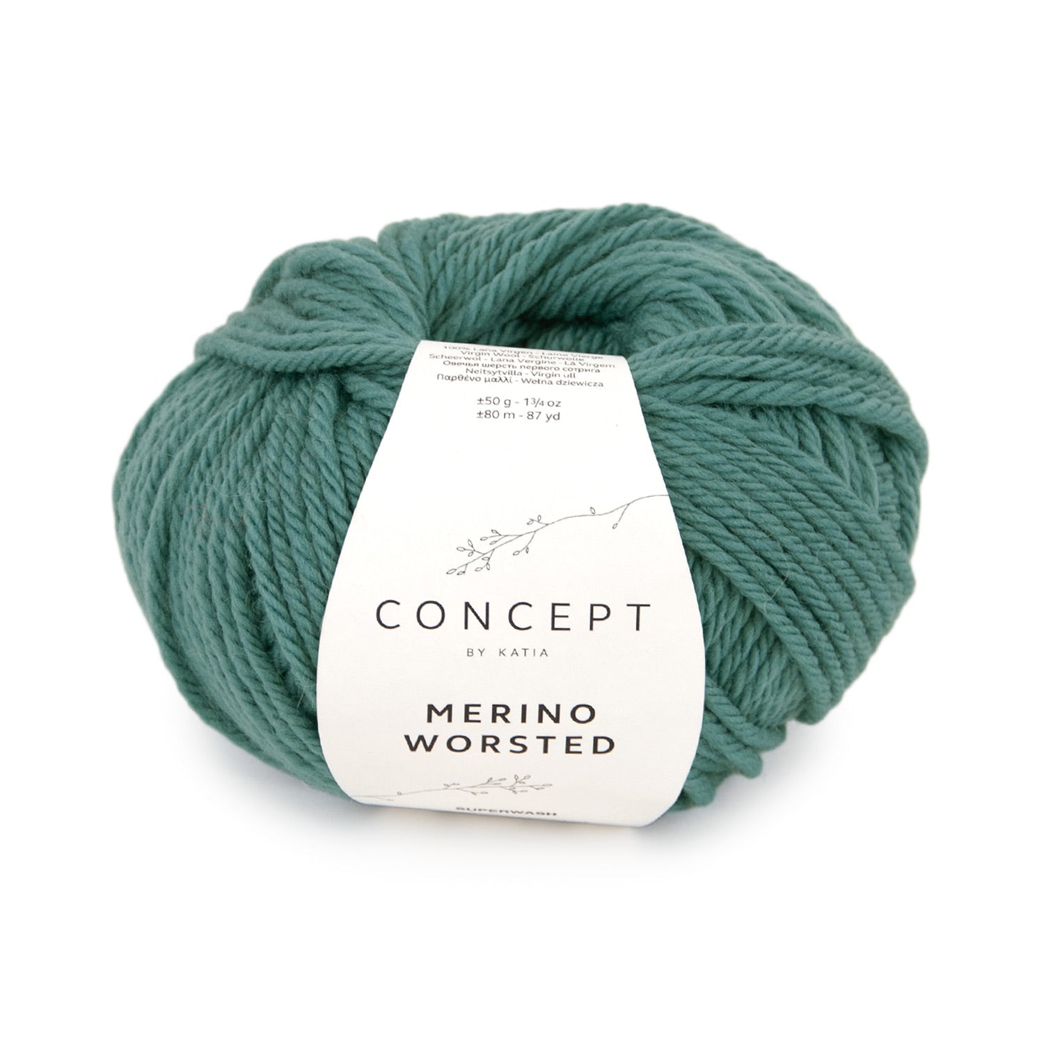 Merino Worsted - fir gros de merinos extrafin superwash