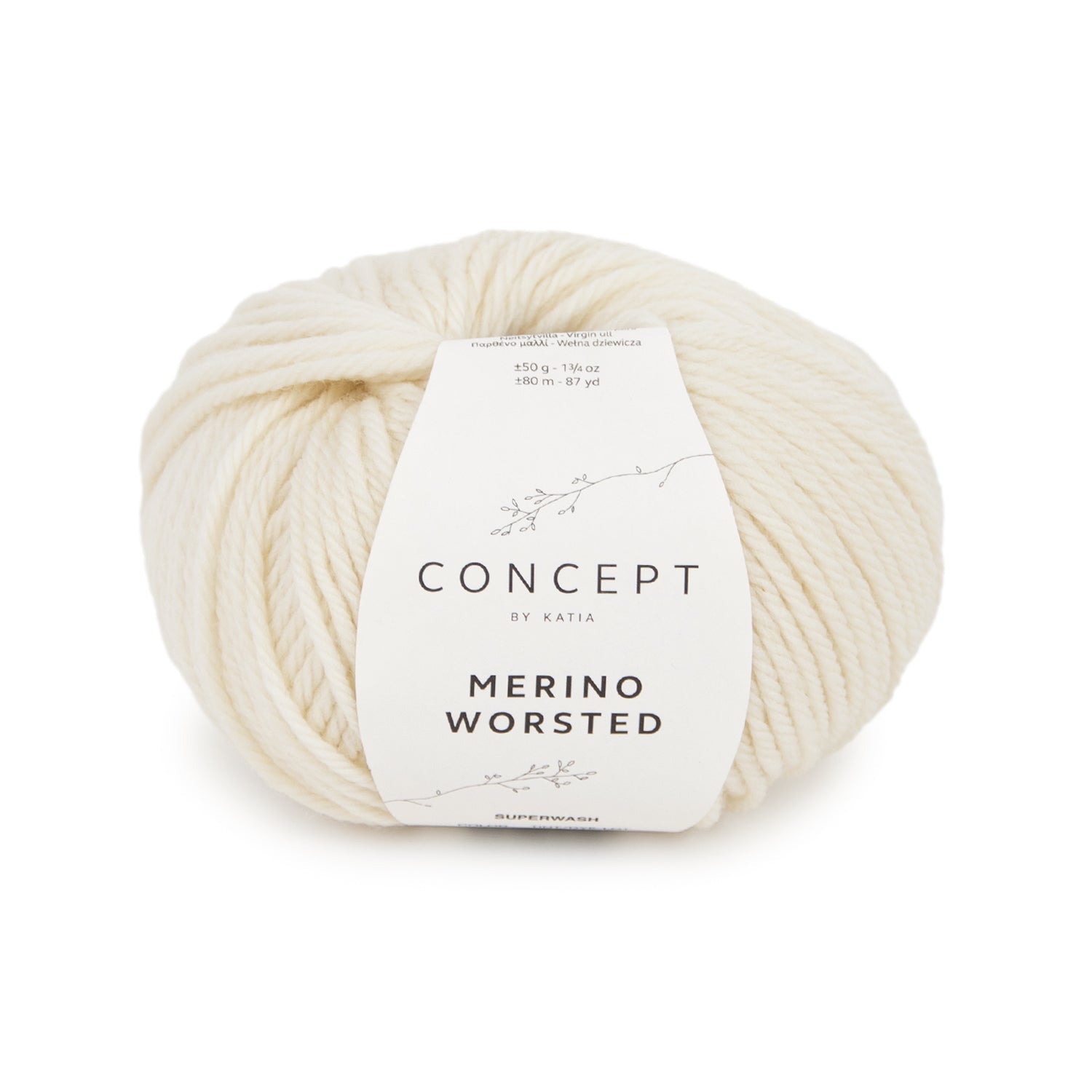Merino Worsted - fir gros de merinos extrafin superwash