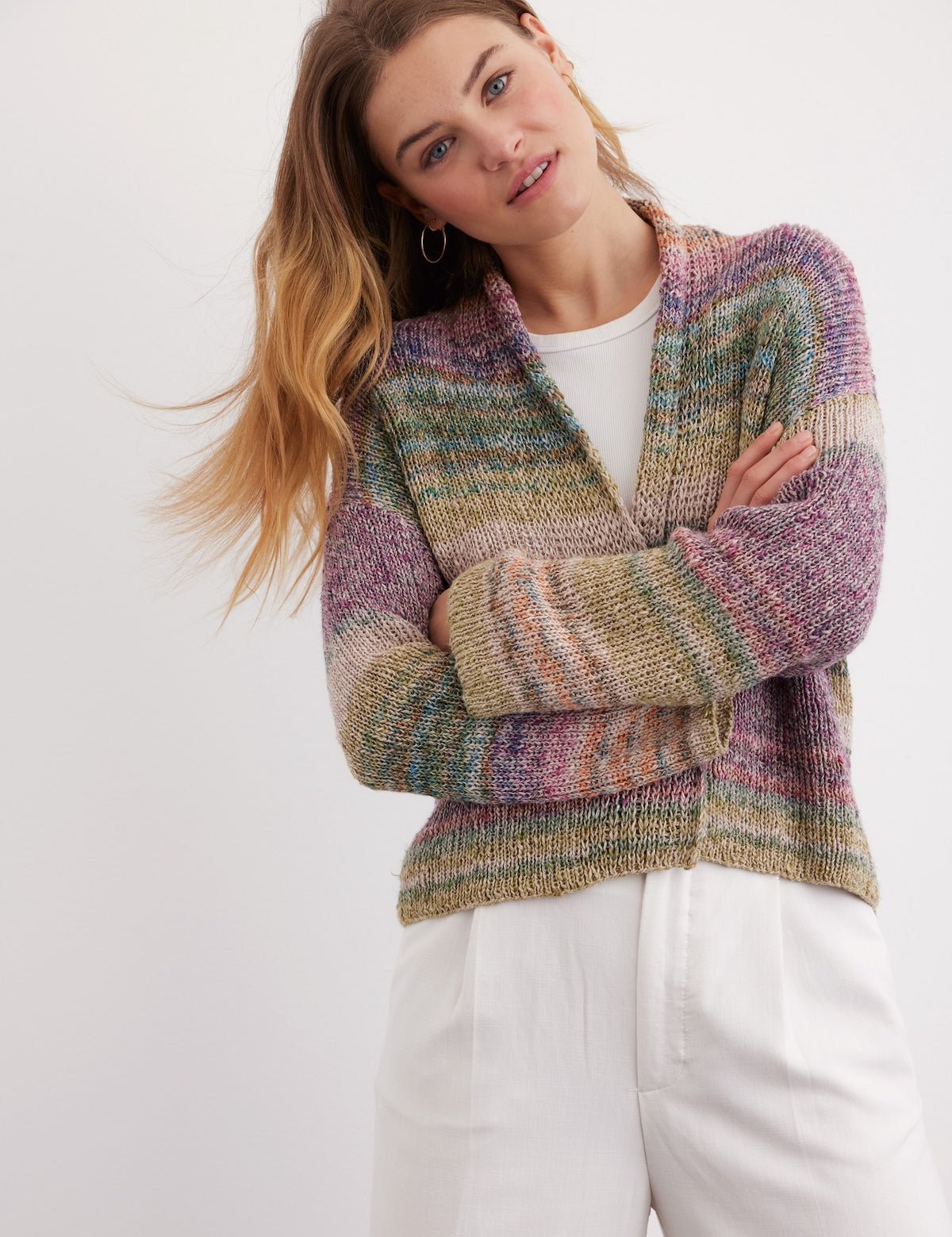 Cardigan tricotat Mosaico 06