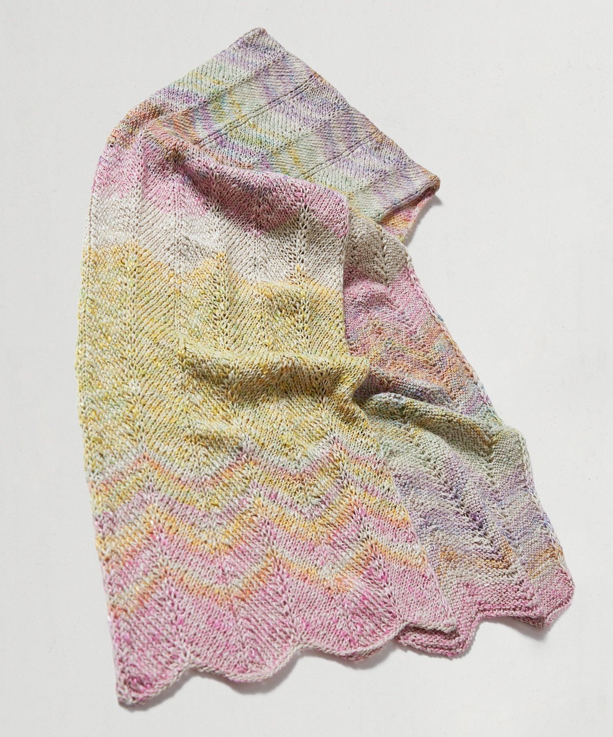 Șal tricotat Mosaico 03