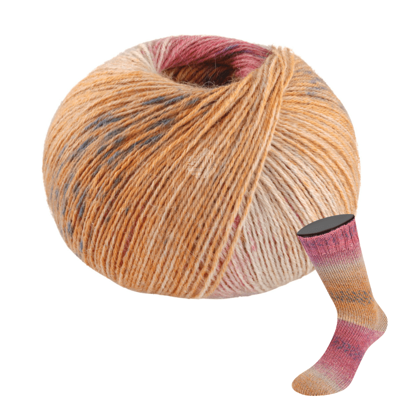 MW 100 Alpaca Print - fir variegat de alpaca cu poliamidă