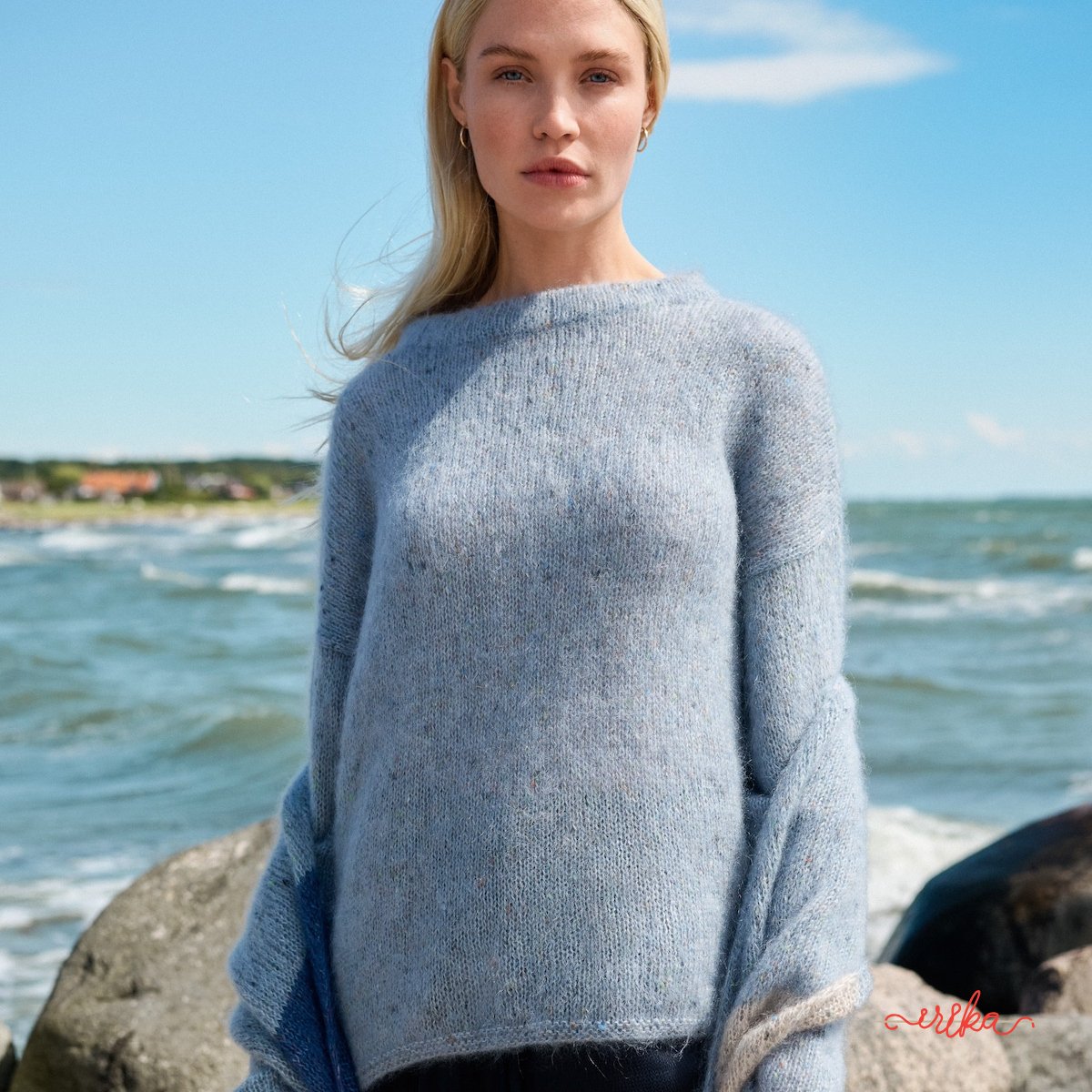 Natural Superkid Tweed - fir superfin de mohair superkid cu mătase naturală