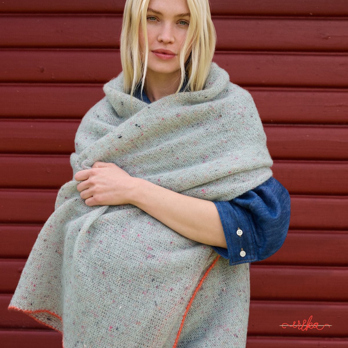 Natural Superkid Tweed - fir superfin de mohair superkid cu mătase naturală