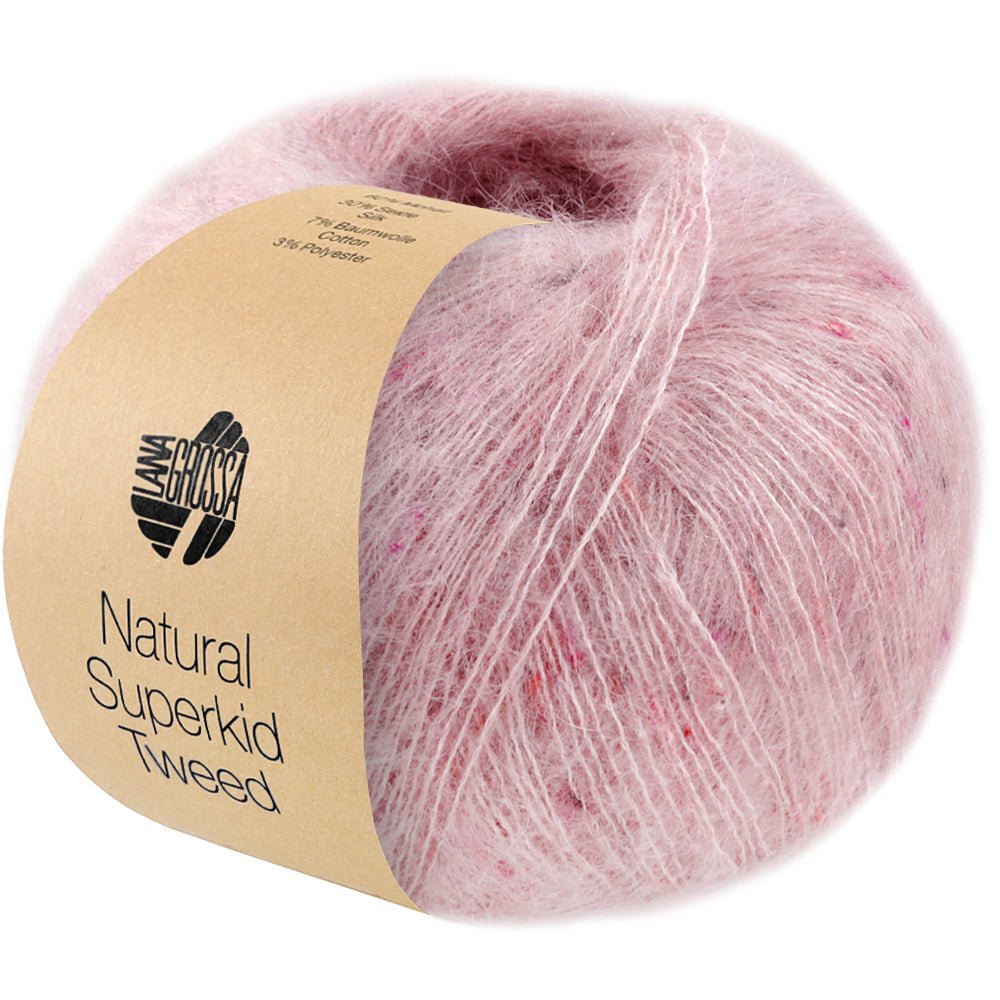 Natural Superkid Tweed - fir superfin de mohair superkid cu mătase naturală