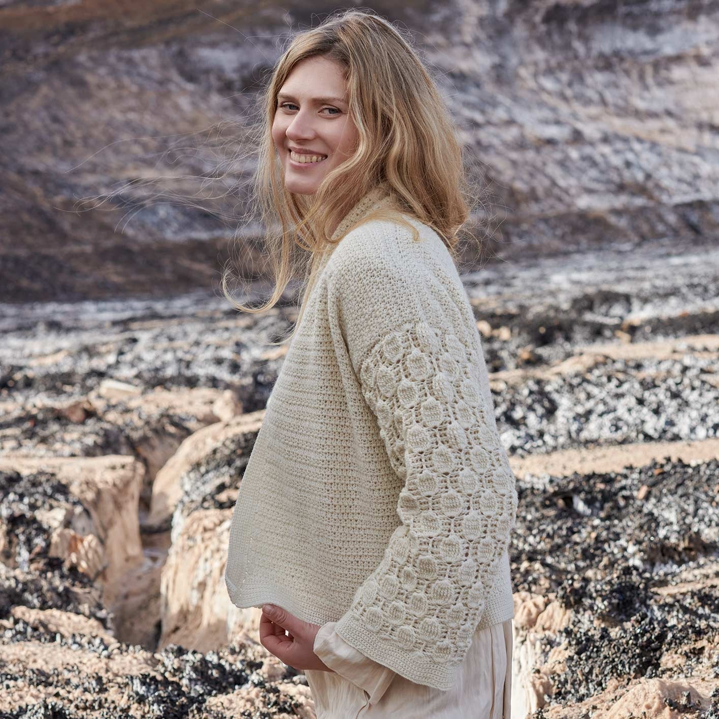 Silky Lace - fir răsucit de merinos cu mătase naturală