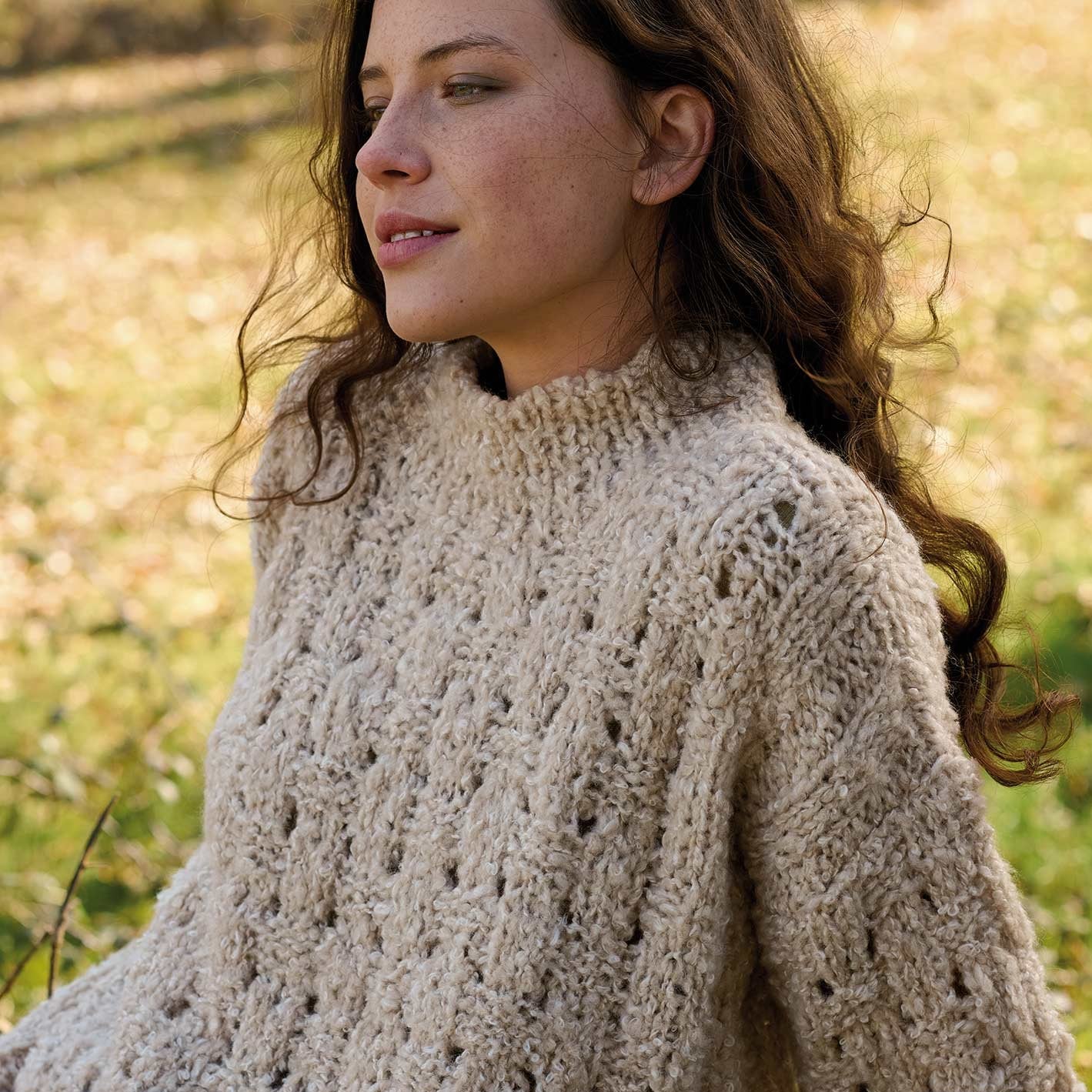 Shibuya - fir buclat de merinos cu bumbac și mohair natural