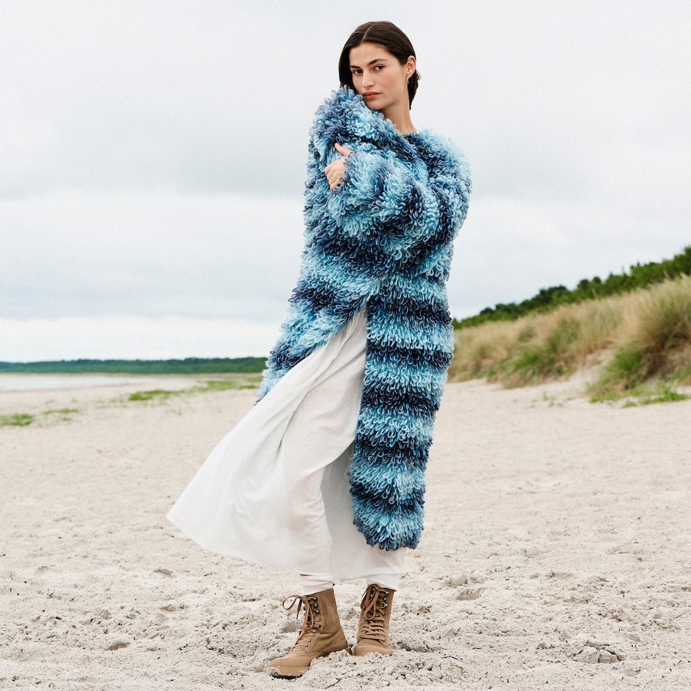 Picasso - fir tubular variegat de merinos cu alpaca